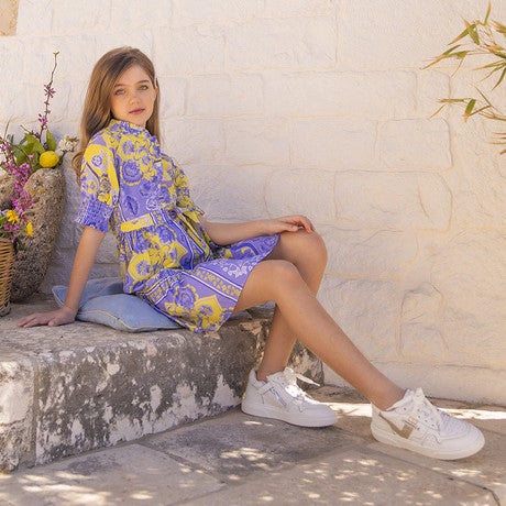 Paulien Dress Paisley Paars Paulien Dress Paisley Paars