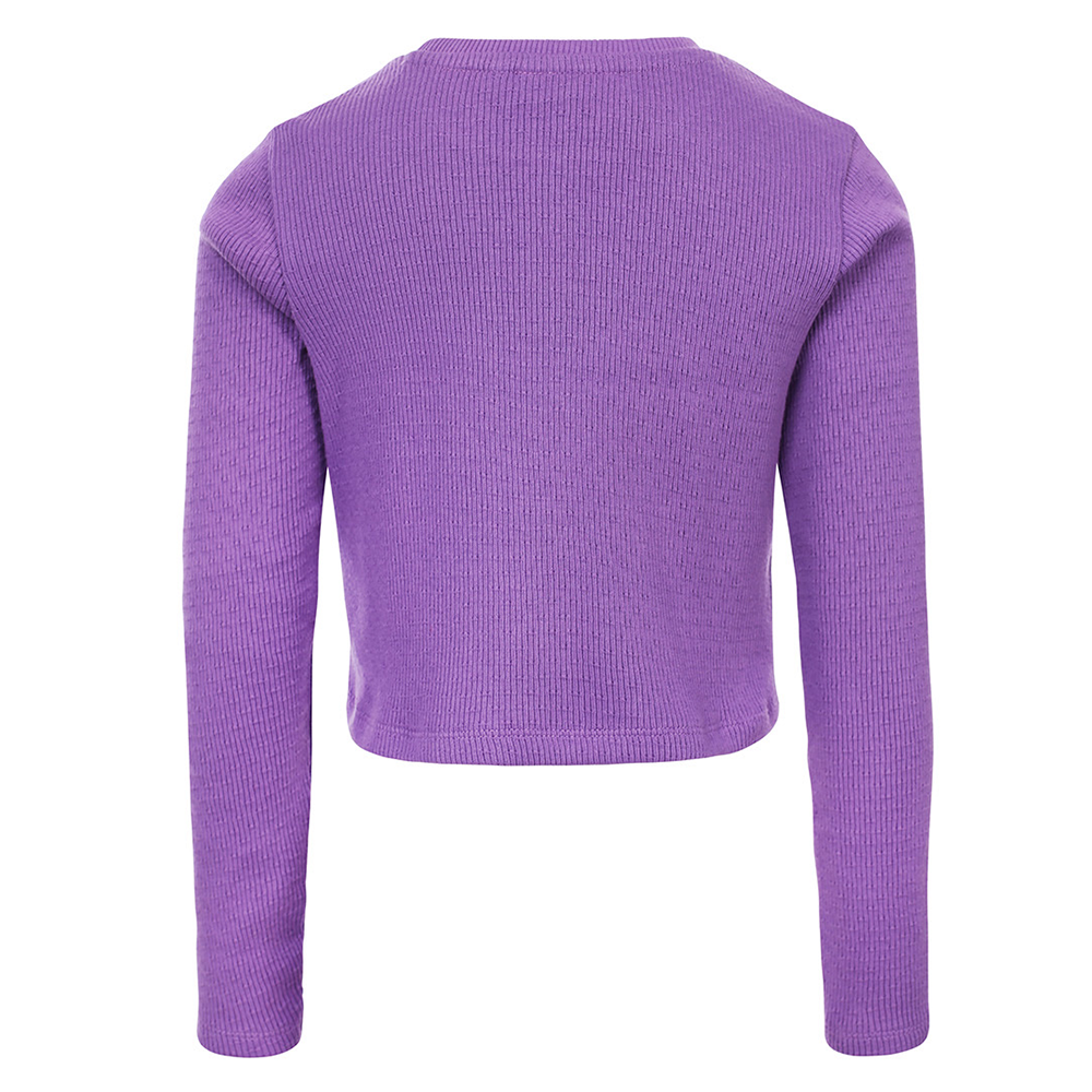 LongSleeve Rib Top Retro Paars LongSleeve Rib Top Retro Paars