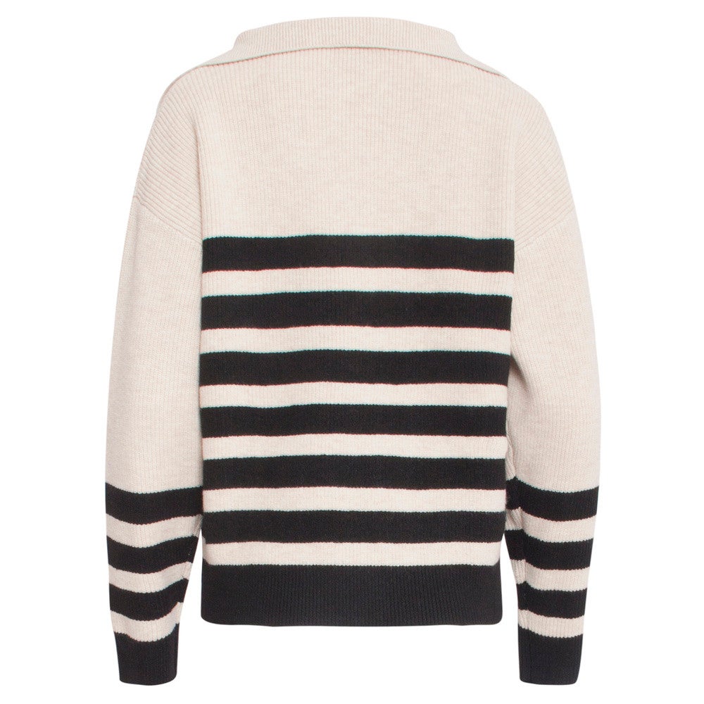 sweater wide collar Zand sweater wide collar Zand