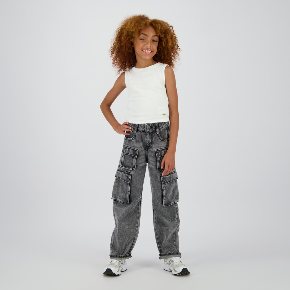 Basic-Crop Rib Top Wit 1 Basic-Crop Rib Top Wit 1