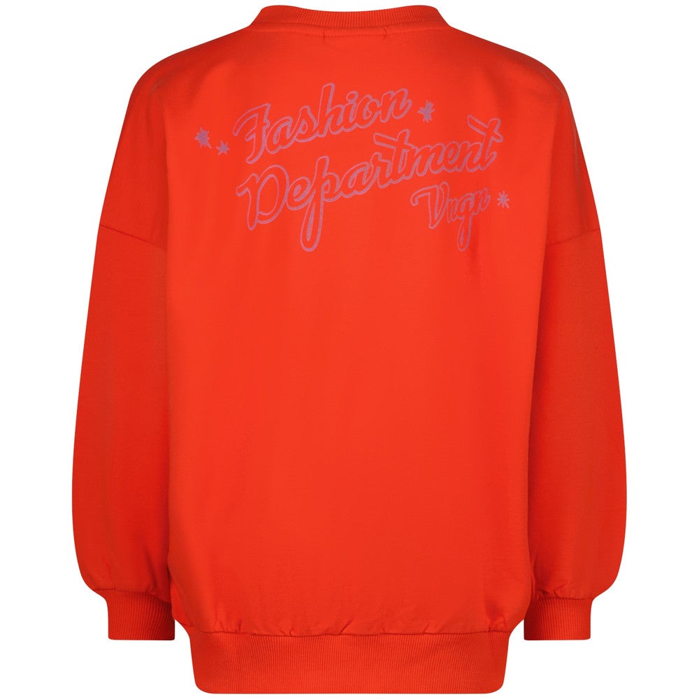 Basic Sweater Oversized Rood Basic Sweater Oversized Rood