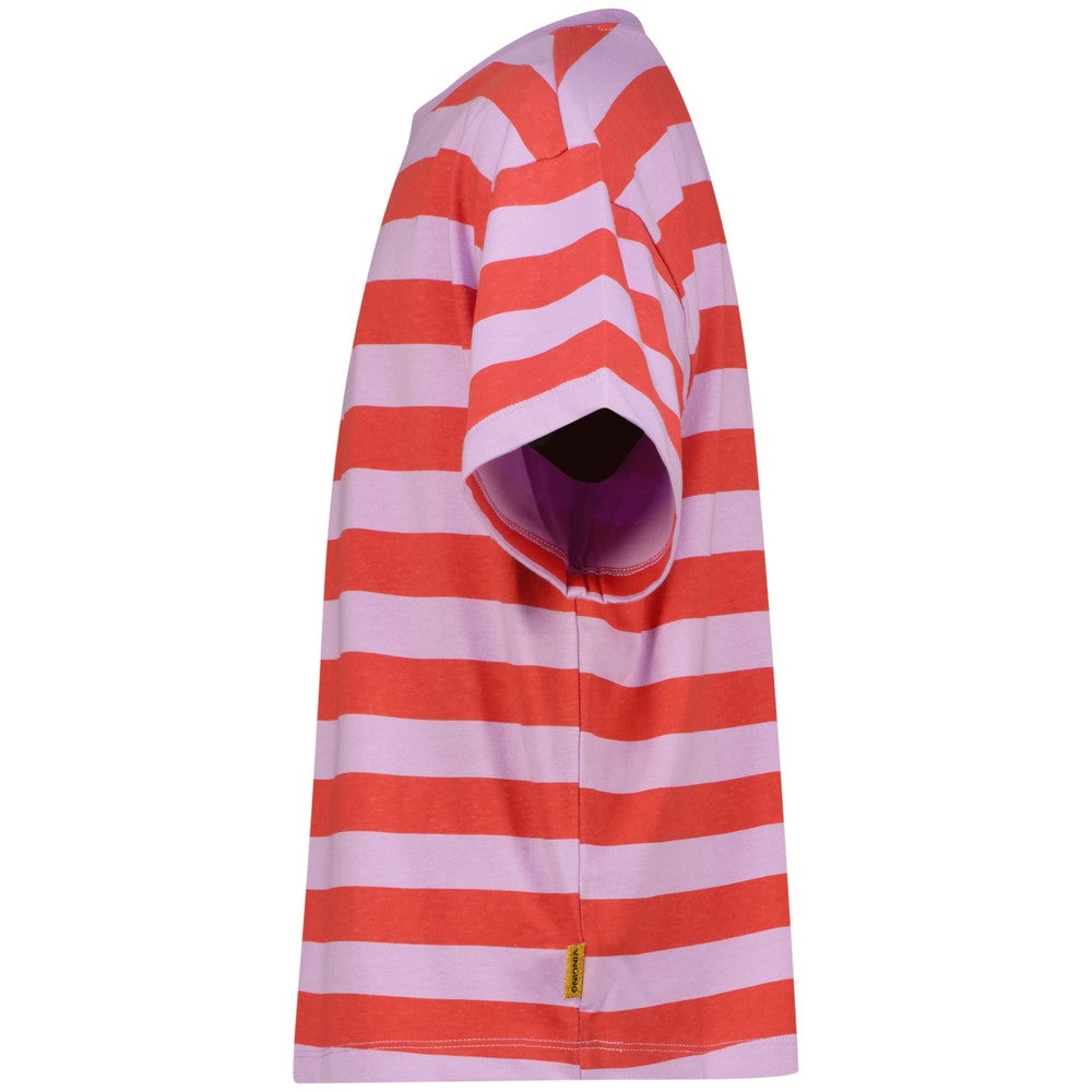 Basic-Tee Stripe Paars Basic-Tee Stripe Paars