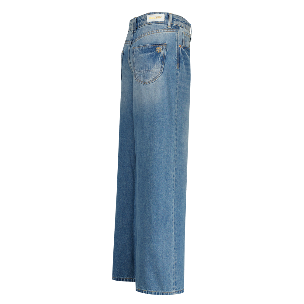 Monaco Denim Extra Wide Blauw Monaco Denim Extra Wide Blauw