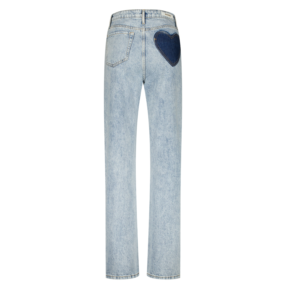 Savanna Heart Jeans Licht Blauw Savanna Heart Jeans Licht Blauw