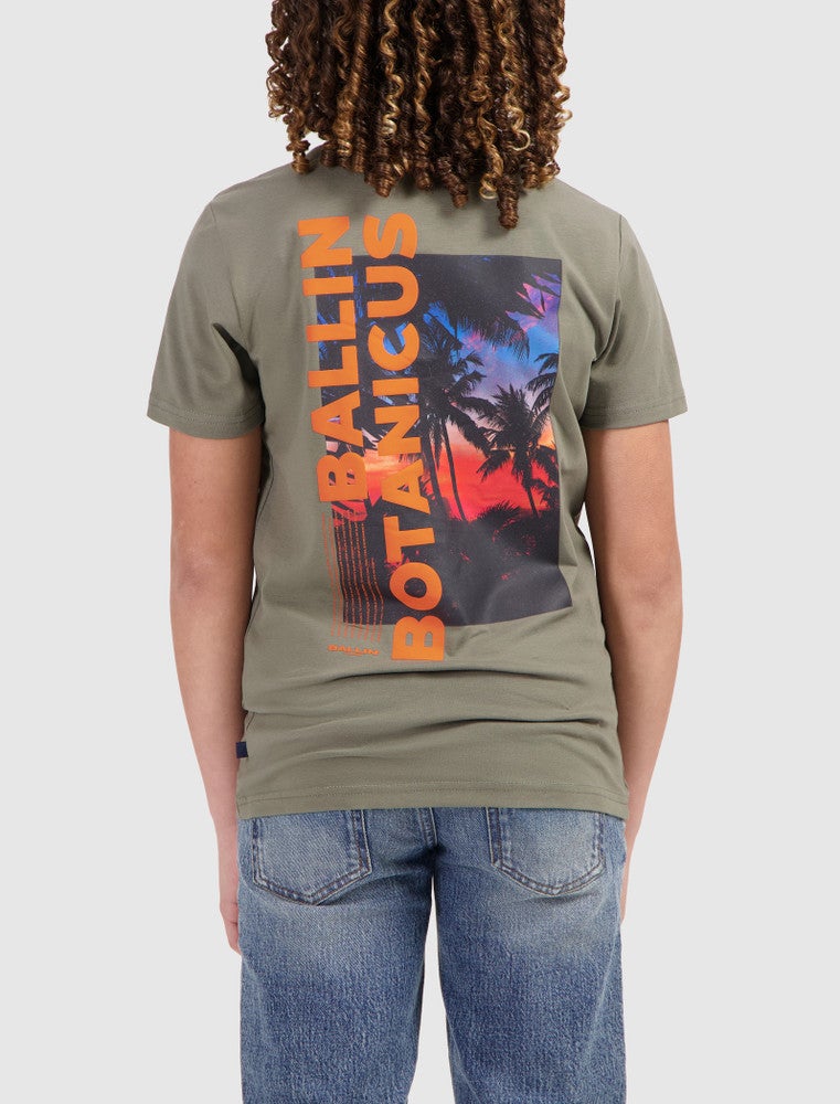 Regular fit Crewneck SS T-shirts Botanics Army Regular fit Crewneck SS T-shirts Botanics Army