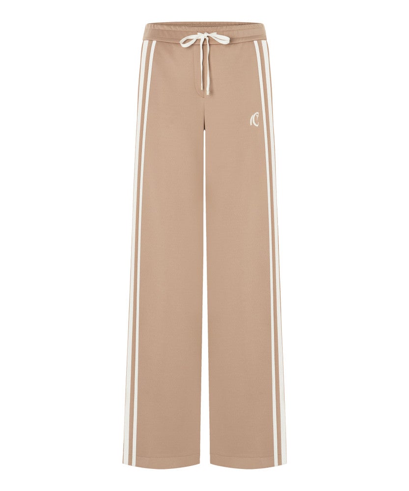 Avril Slit Galon Broek Bruin 1 Avril Slit Galon Broek Bruin 1