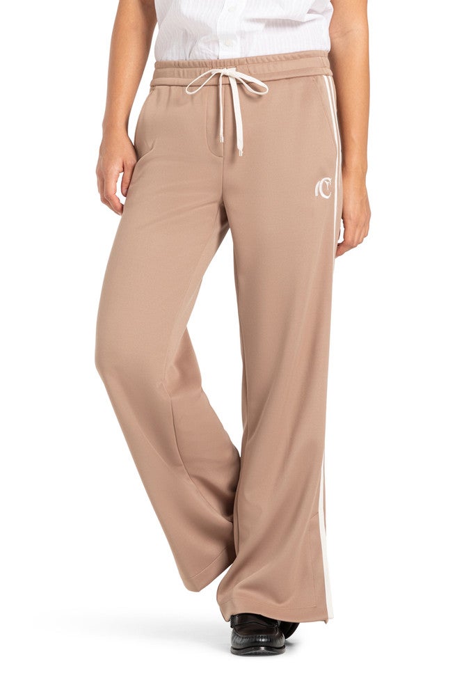 Avril Slit Galon Broek Bruin 1 Avril Slit Galon Broek Bruin 1