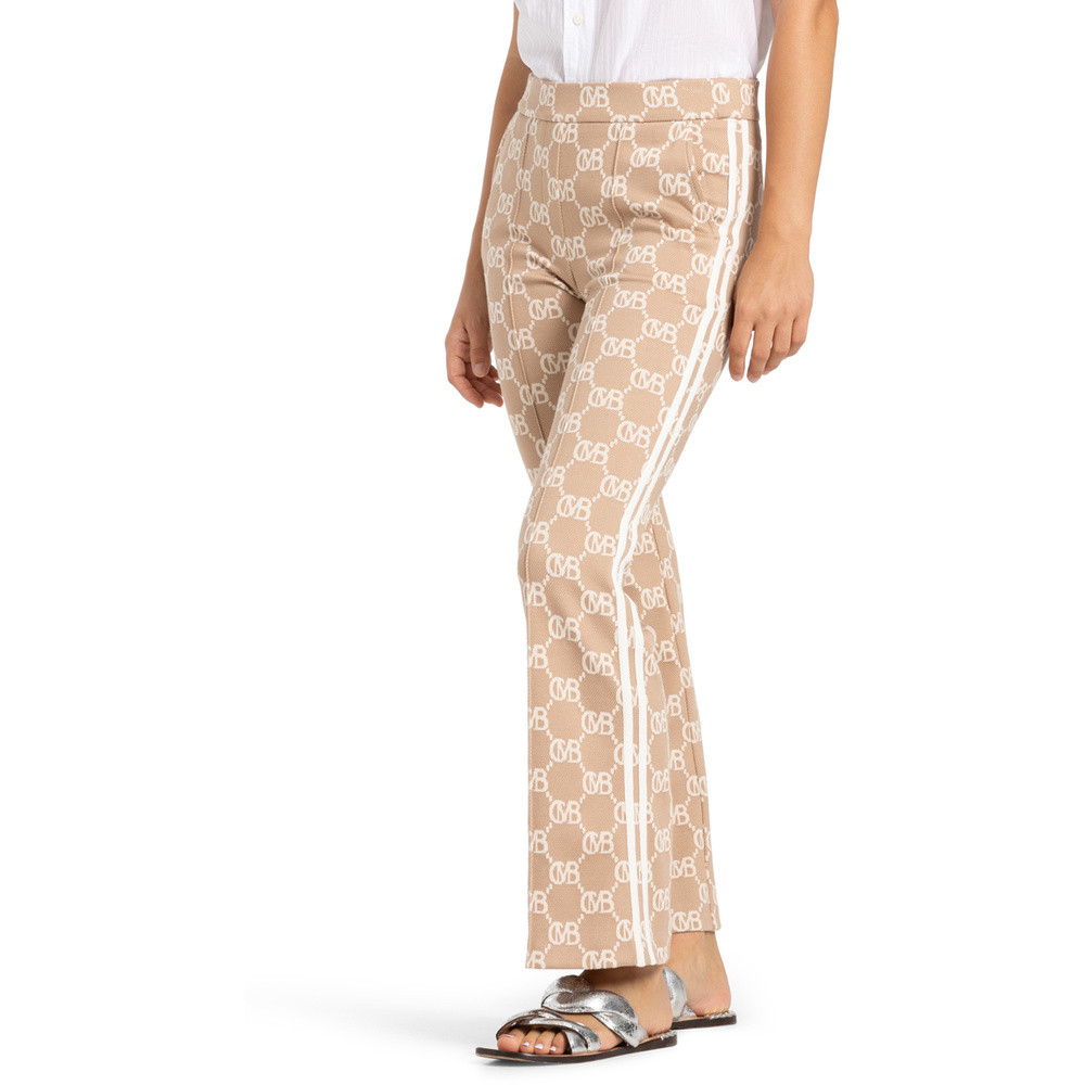 Francoise Cropped Galon Pantalon Zand Francoise Cropped Galon Pantalon Zand