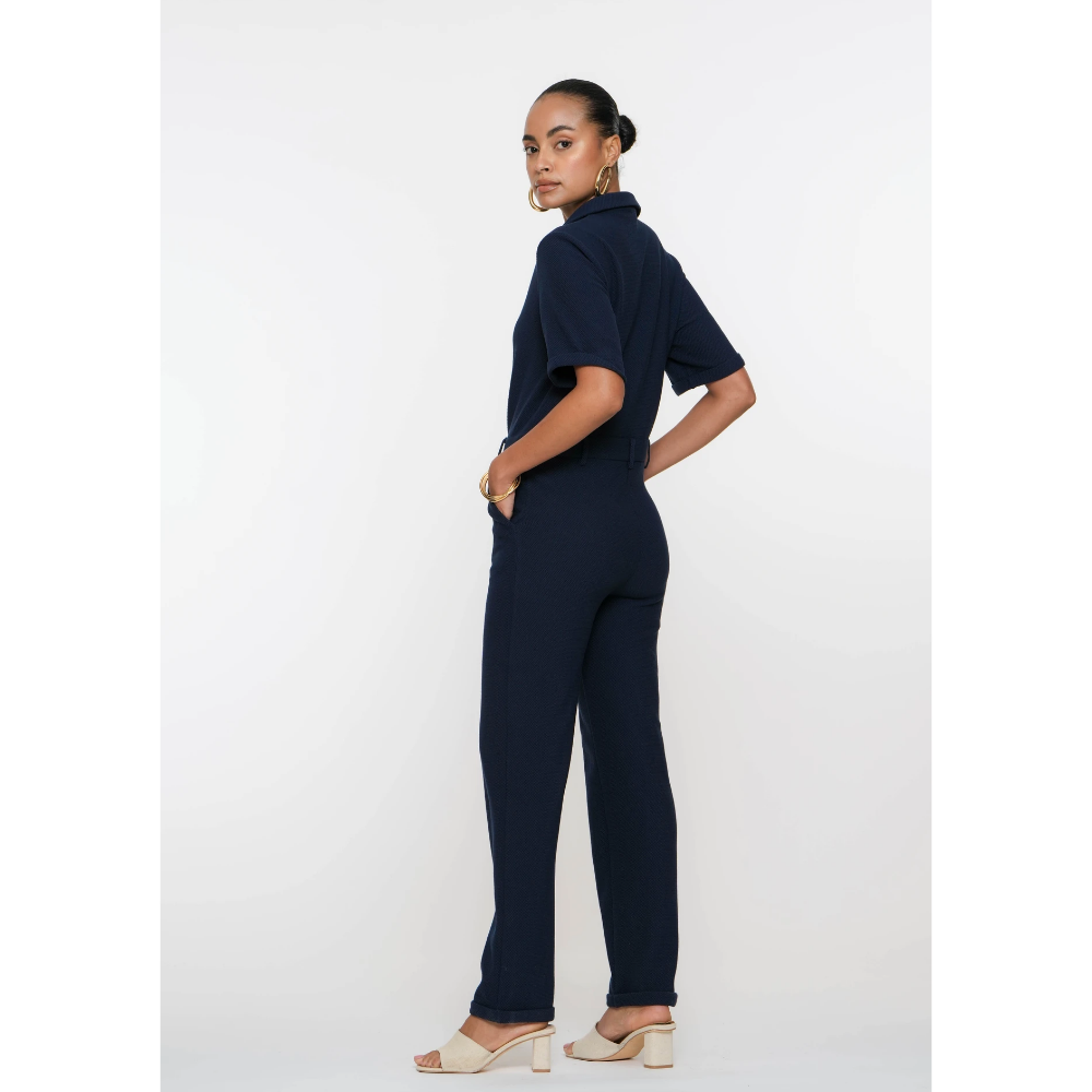 Jumpsuit comfy Blauw Jumpsuit comfy Blauw