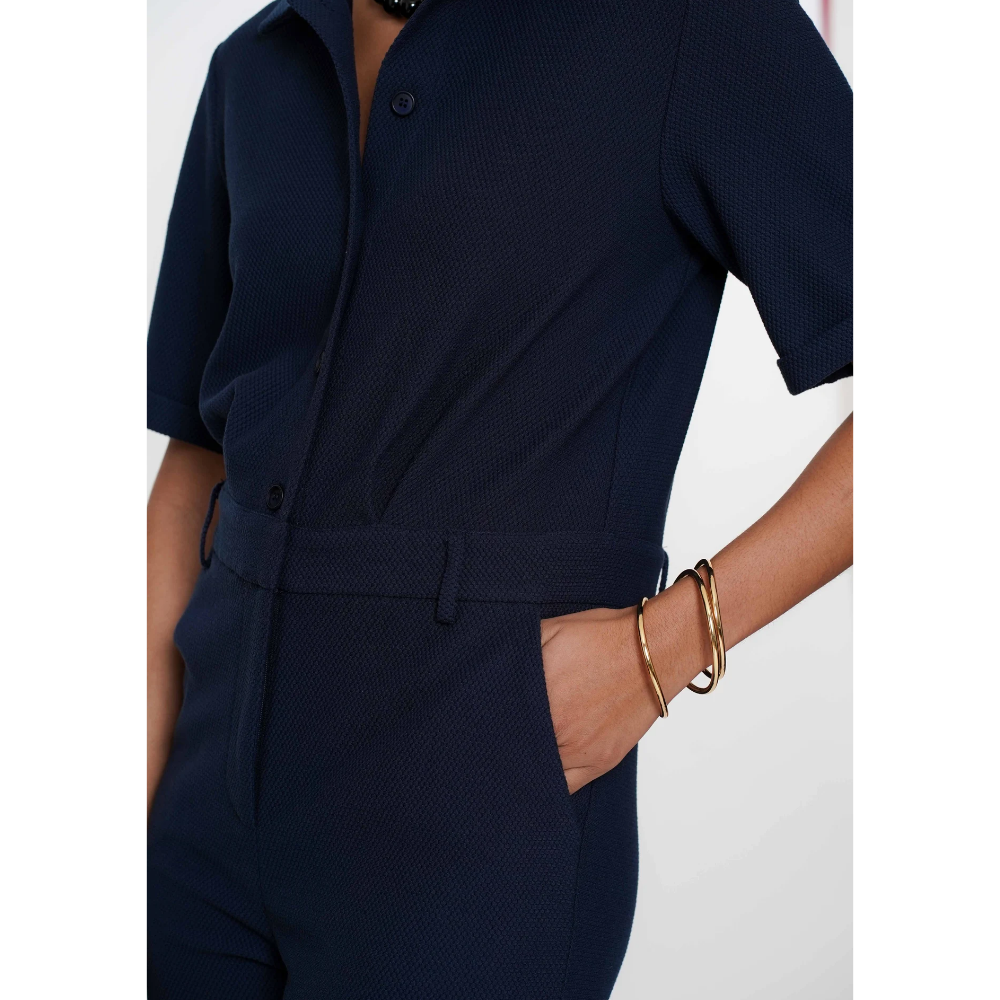 Jumpsuit comfy Blauw Jumpsuit comfy Blauw