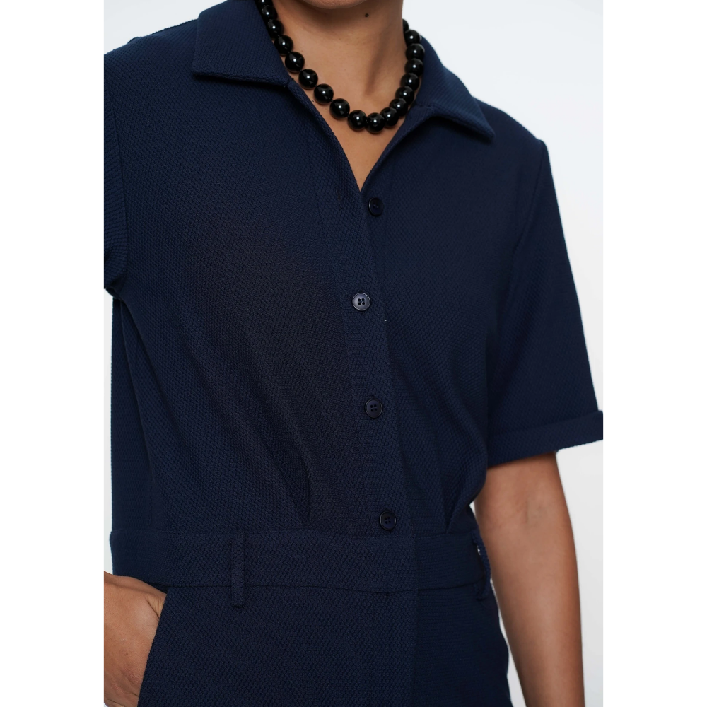 Jumpsuit comfy Blauw Jumpsuit comfy Blauw