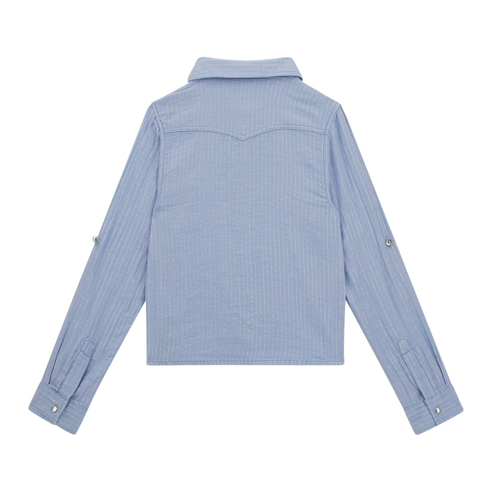 Lured Bonded Gauzed Shirt Blauw Lured Bonded Gauzed Shirt Blauw