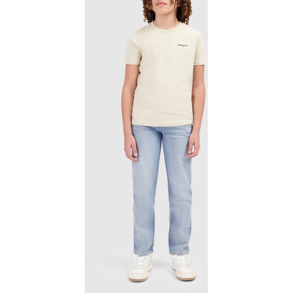 Regular fit Crewneck SS T-shirts Small Logo Zand Regular fit Crewneck SS T-shirts Small Logo Zand