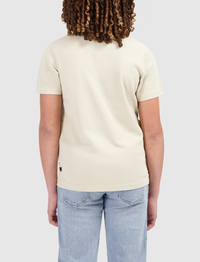 Regular fit Crewneck SS T-shirts Small Logo Zand Regular fit Crewneck SS T-shirts Small Logo Zand