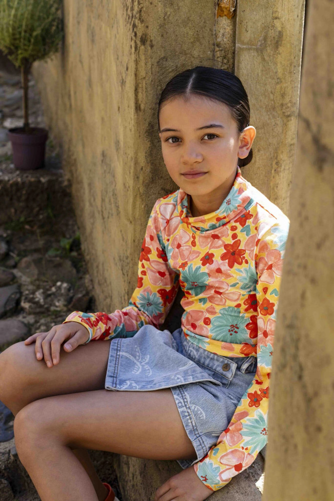 Lou Turtleneck Flowers Multi Lou Turtleneck Flowers Multi