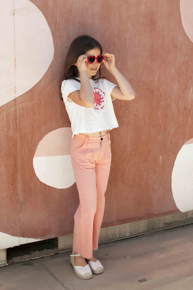 Coco Woven Pants Roze Coco Woven Pants Roze