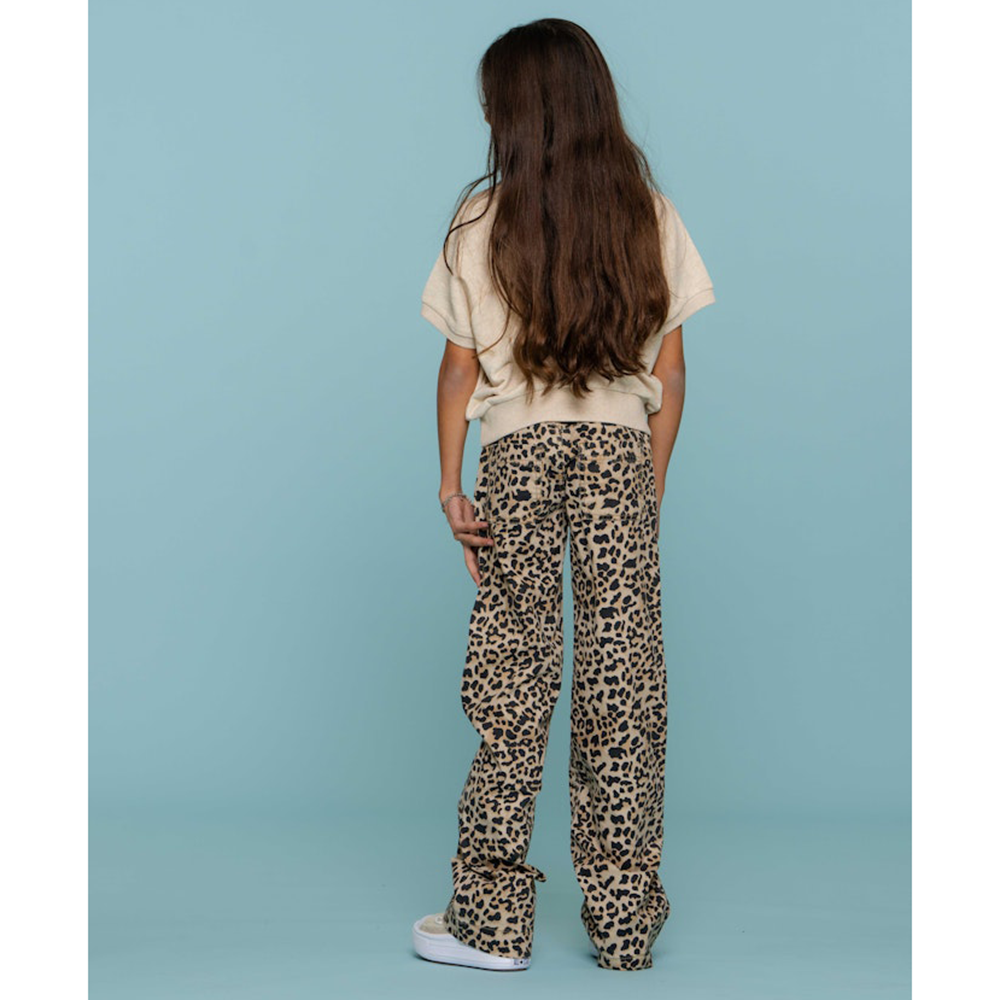 Jeans leopard print Bruin 1 Jeans leopard print Bruin 1