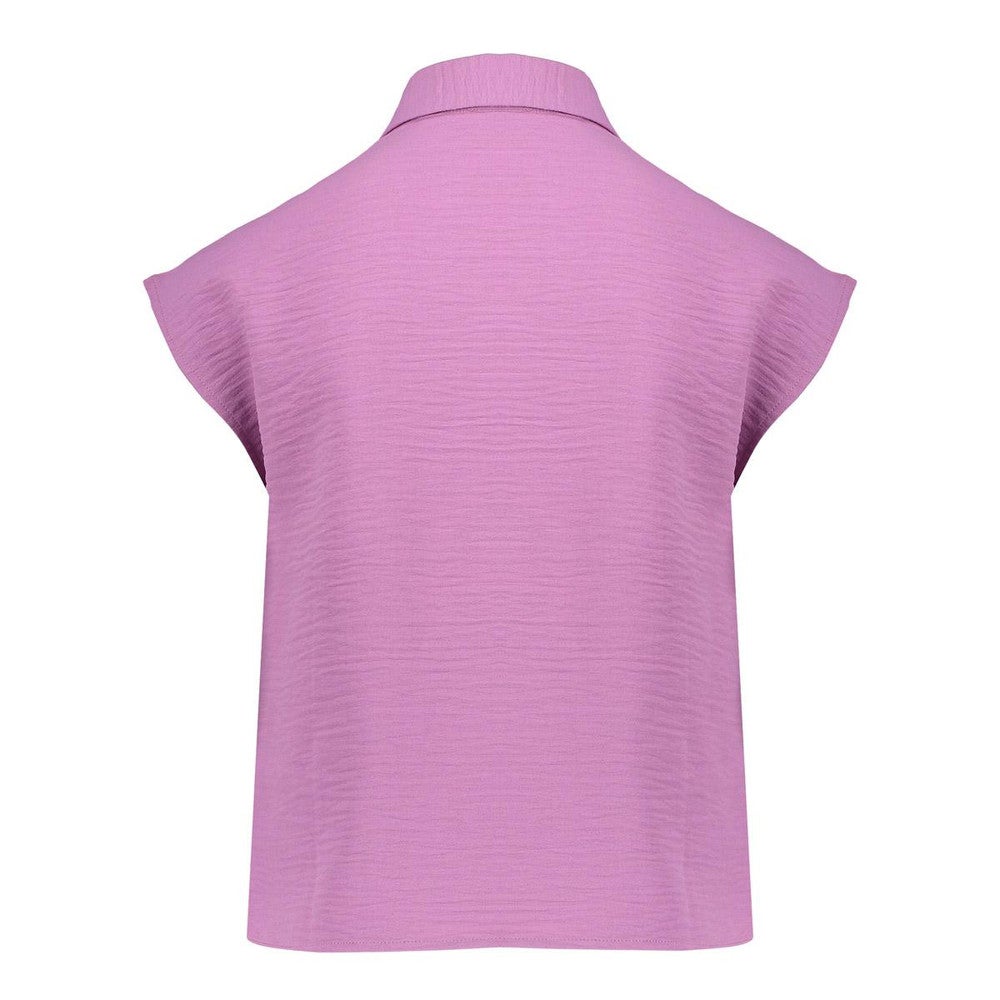 Blouse crinckle Paars Blouse crinckle Paars