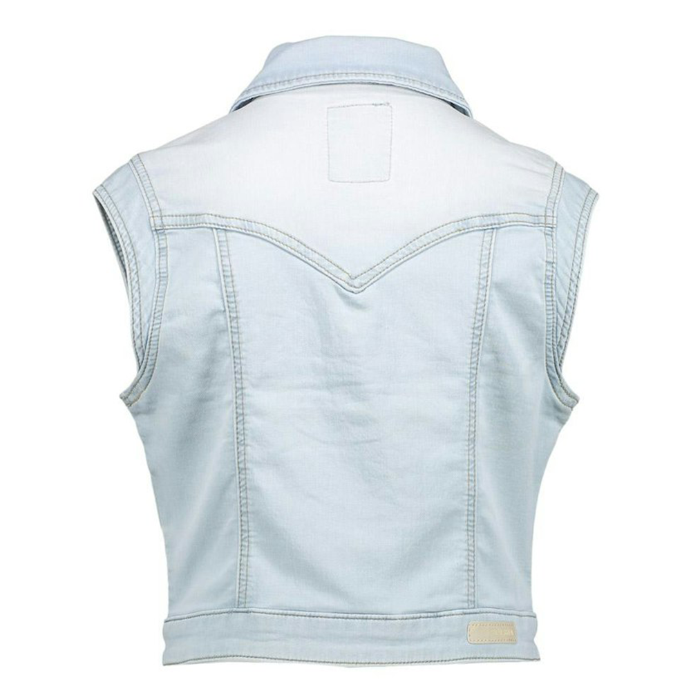 Gilet jogg jeans Blauw KL Gilet jogg jeans Blauw KL