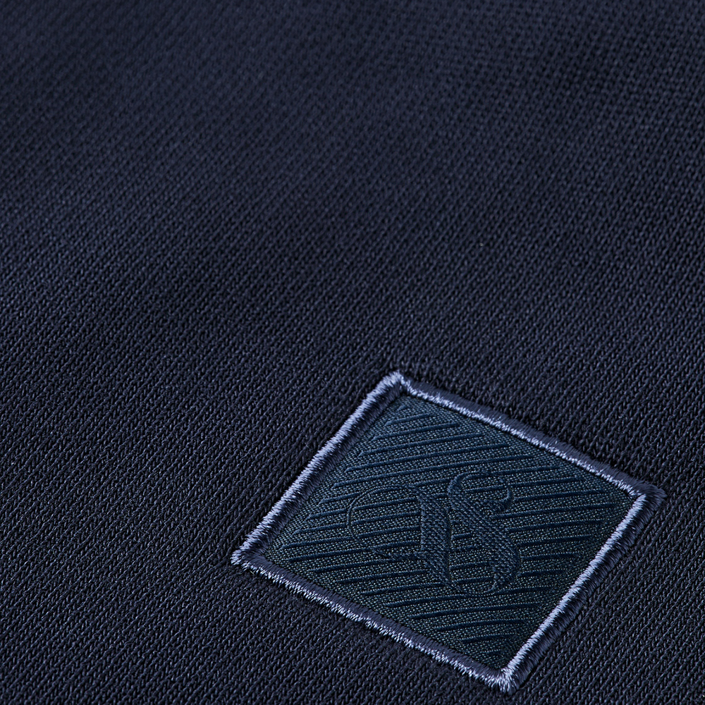 Logo badge sweatshorts Blauw Logo badge sweatshorts Blauw