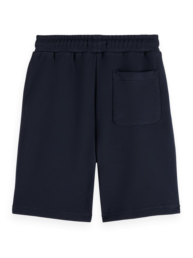 Logo badge sweatshorts Blauw Logo badge sweatshorts Blauw