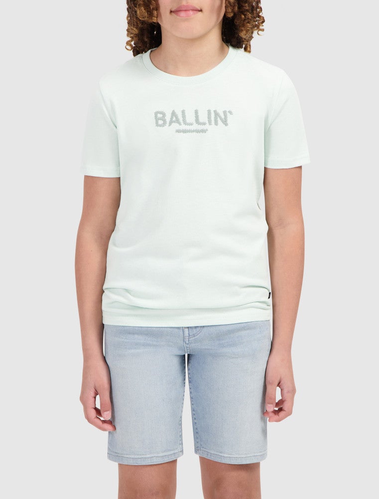 Regular fit Crewneck SS T-shirts Embro Groen Regular fit Crewneck SS T-shirts Embro Groen