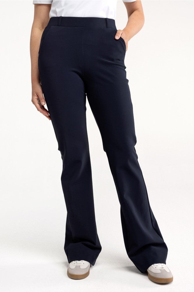 Flair LONG bonded trousers Donker Blauw Flair LONG bonded trousers Donker Blauw