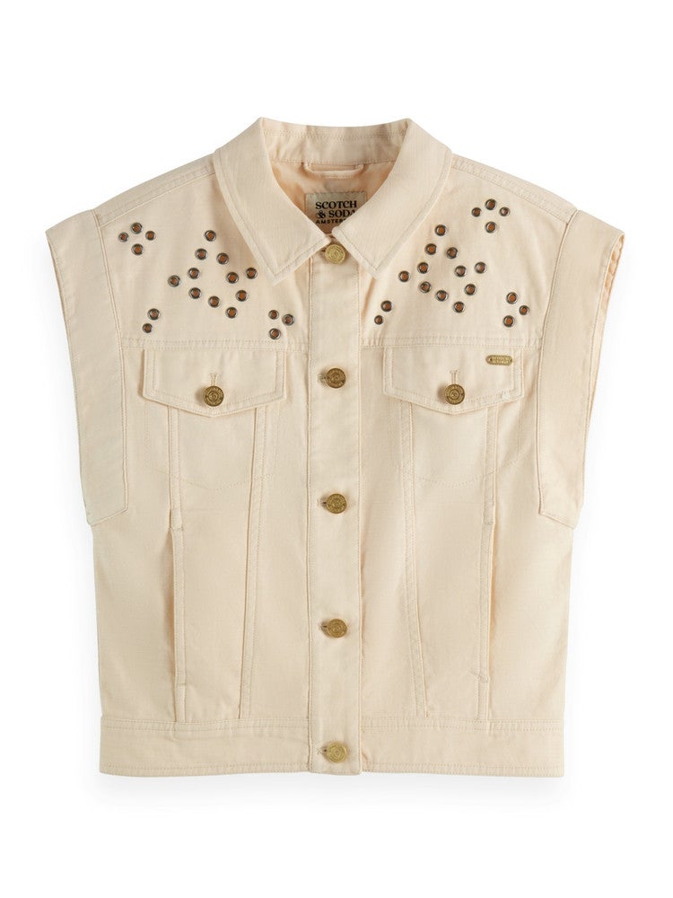 Sleeveless festival gilet Off White Sleeveless festival gilet Off White