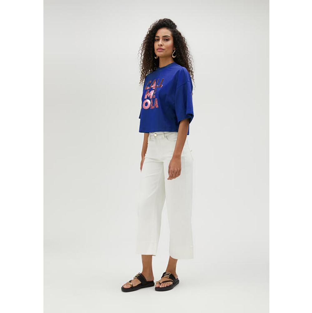 T-shirt Kort Blauw T-shirt Kort Blauw