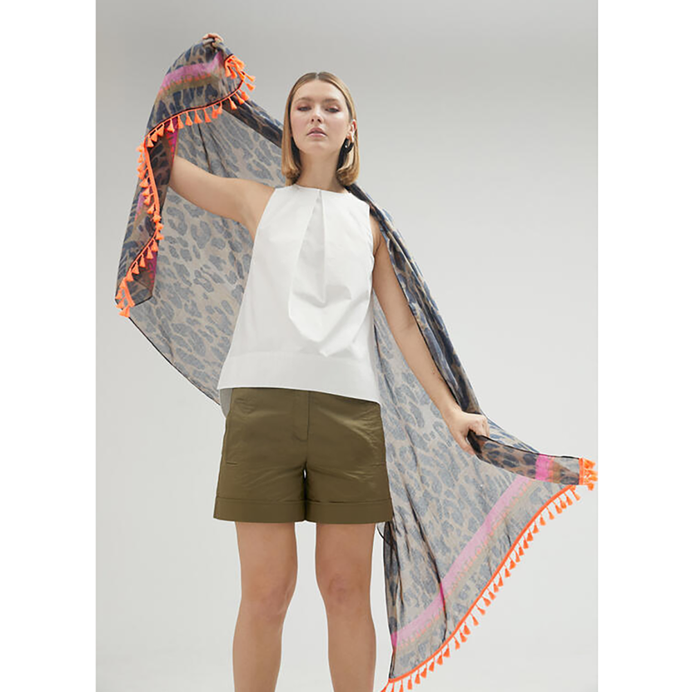 Strand laken leopardprint Zwart 1 Strand laken leopardprint Zwart 1