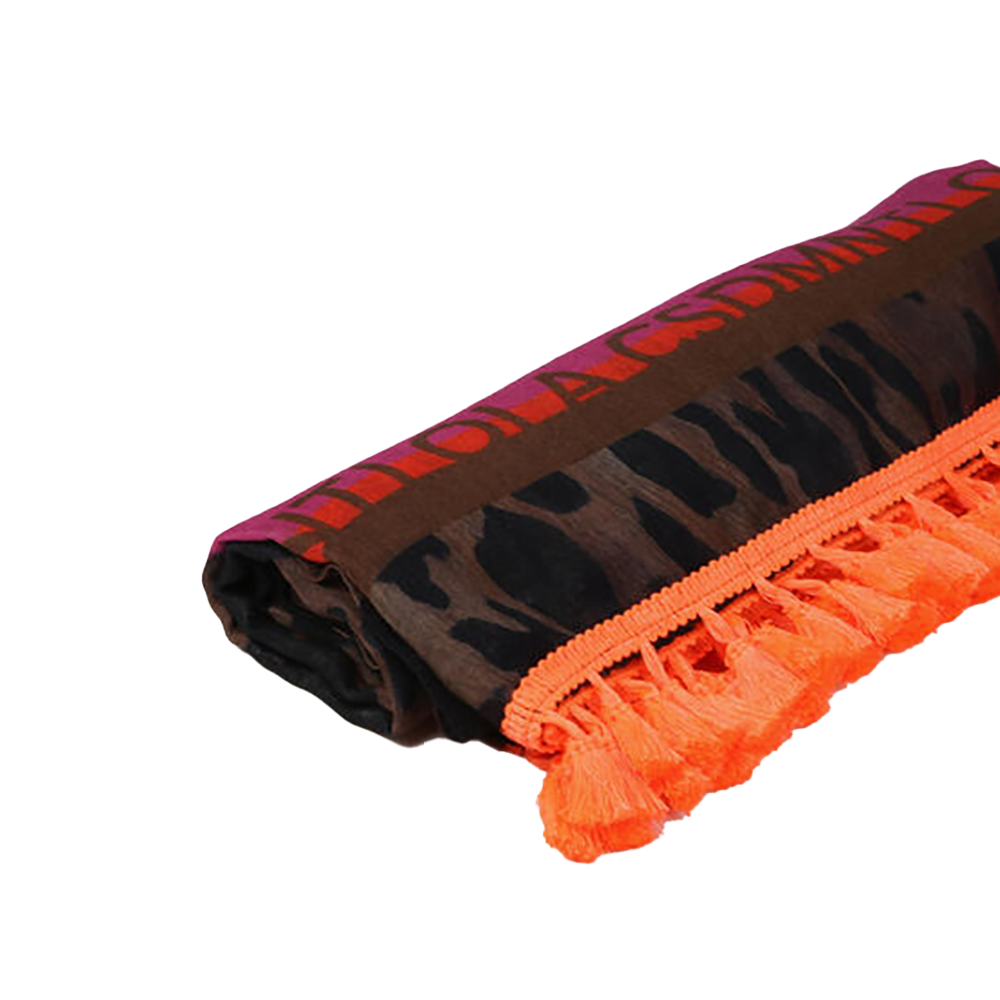 Strand laken leopardprint Zwart 1 Strand laken leopardprint Zwart 1