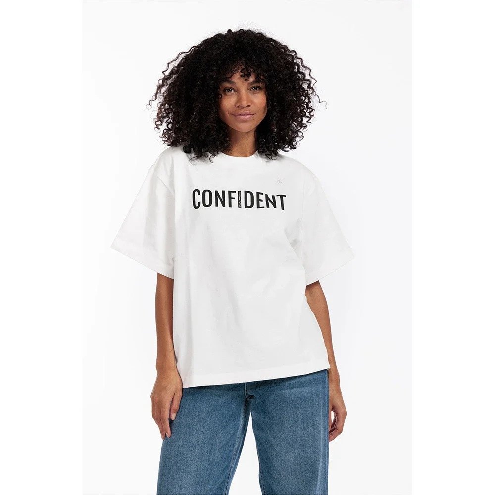 Klaasje confident tshirt Wit 1 Klaasje confident tshirt Wit 1