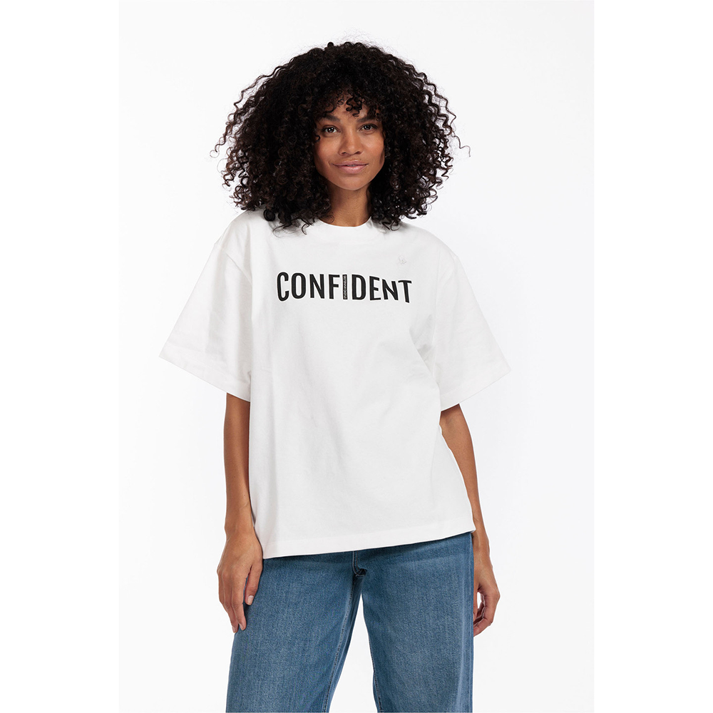 Klaasje confident tshirt Wit 1 Klaasje confident tshirt Wit 1