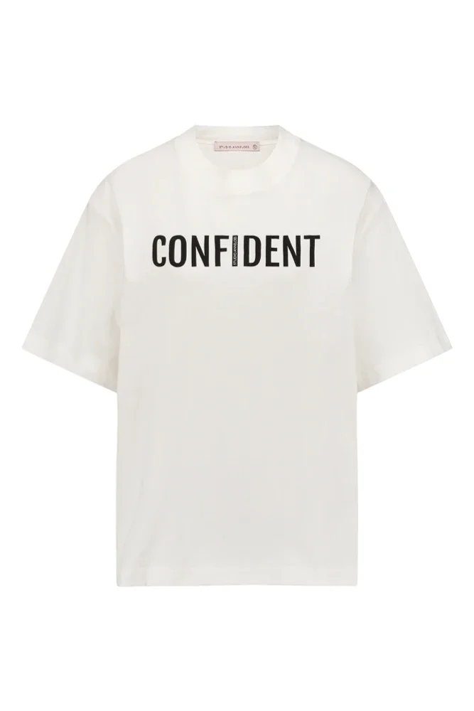 Klaasje confident tshirt Wit 1 Klaasje confident tshirt Wit 1