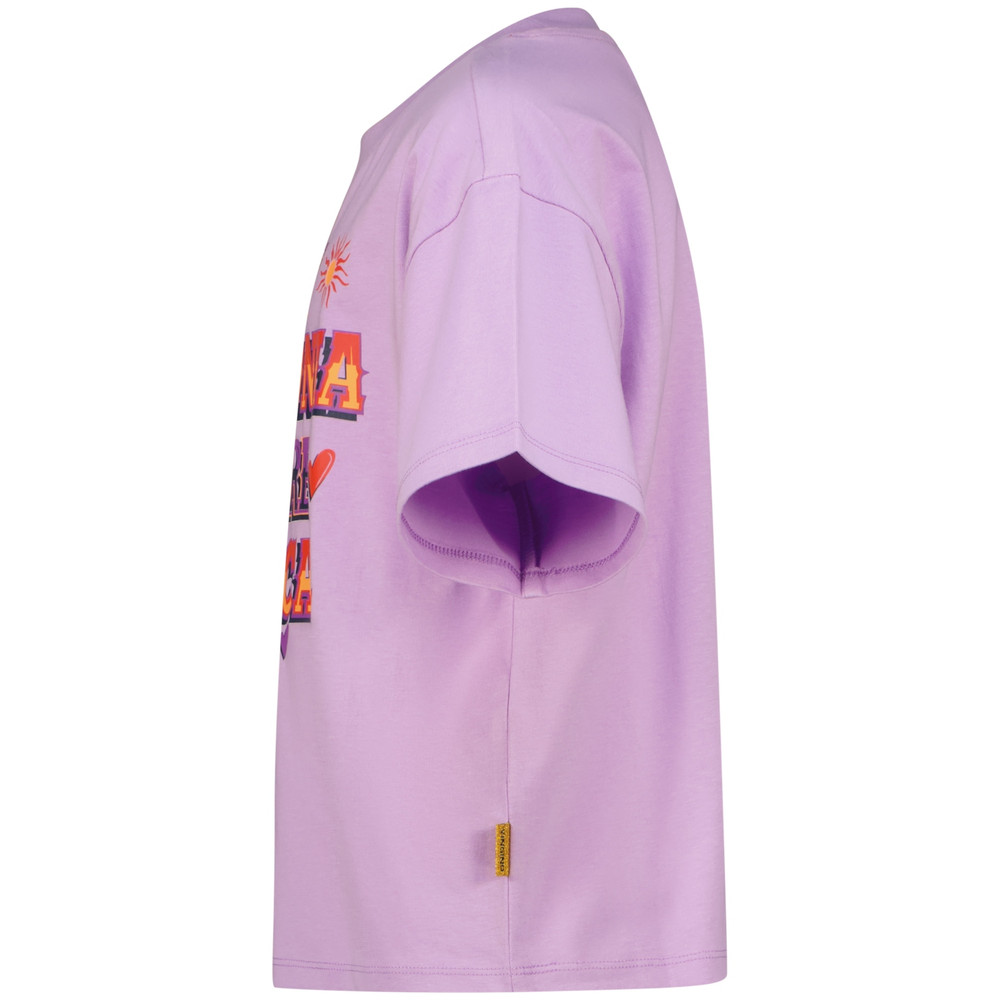 Hanika Tee Print Paars Hanika Tee Print Paars