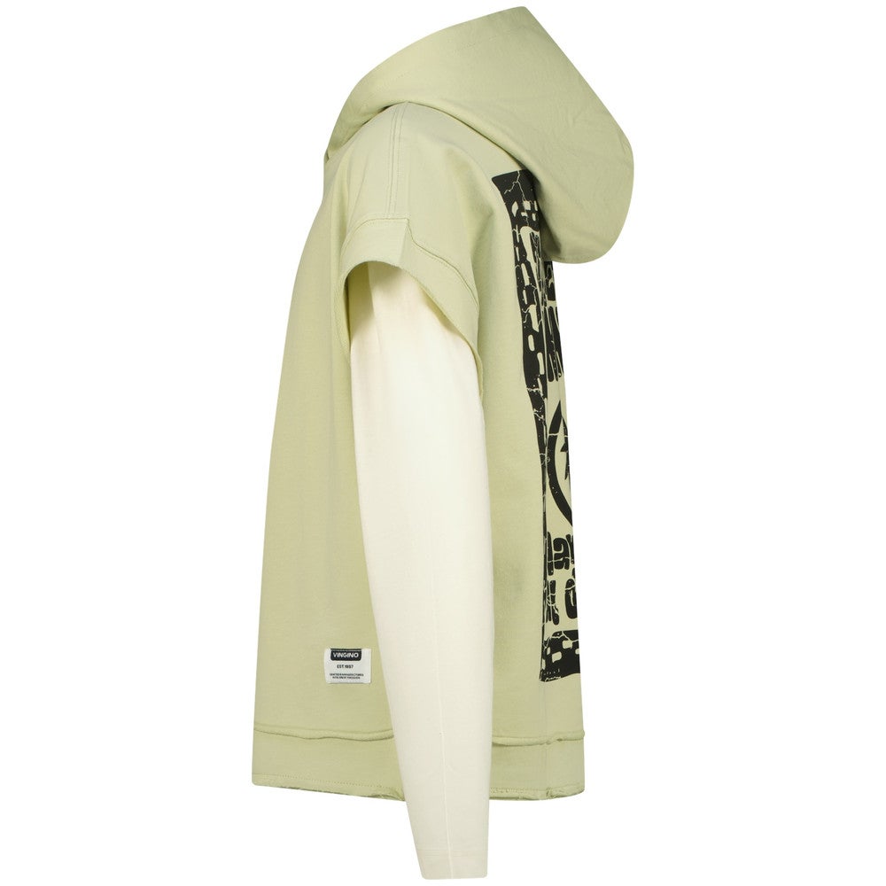 Mellow Sweater Hood Groen Mellow Sweater Hood Groen