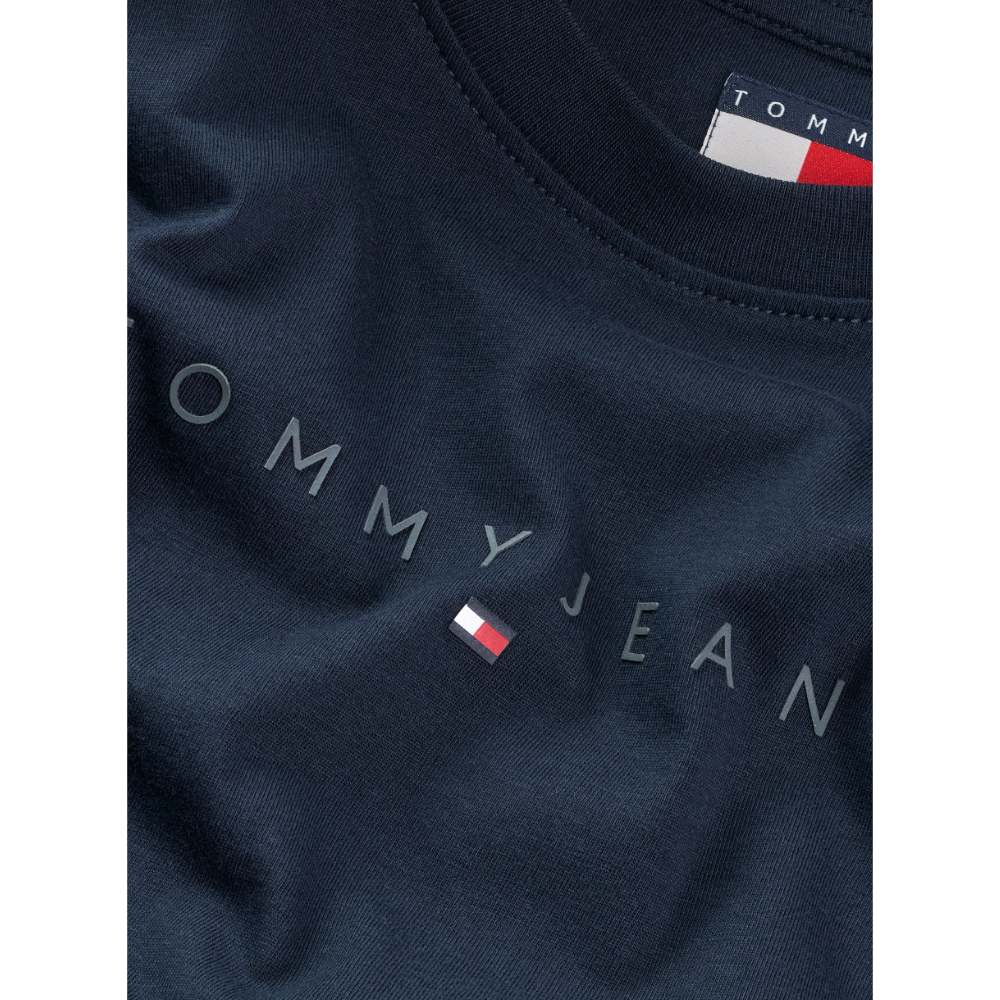 TJW Slim Tonal Linear Tee Ext Donker Blauw TJW Slim Tonal Linear Tee Ext Donker Blauw