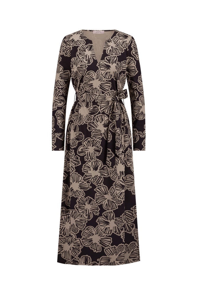 Felice flower dress Zwart 1 Felice flower dress Zwart 1