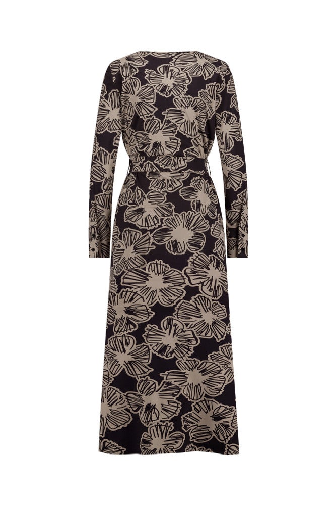 Felice flower dress Zwart 1 Felice flower dress Zwart 1