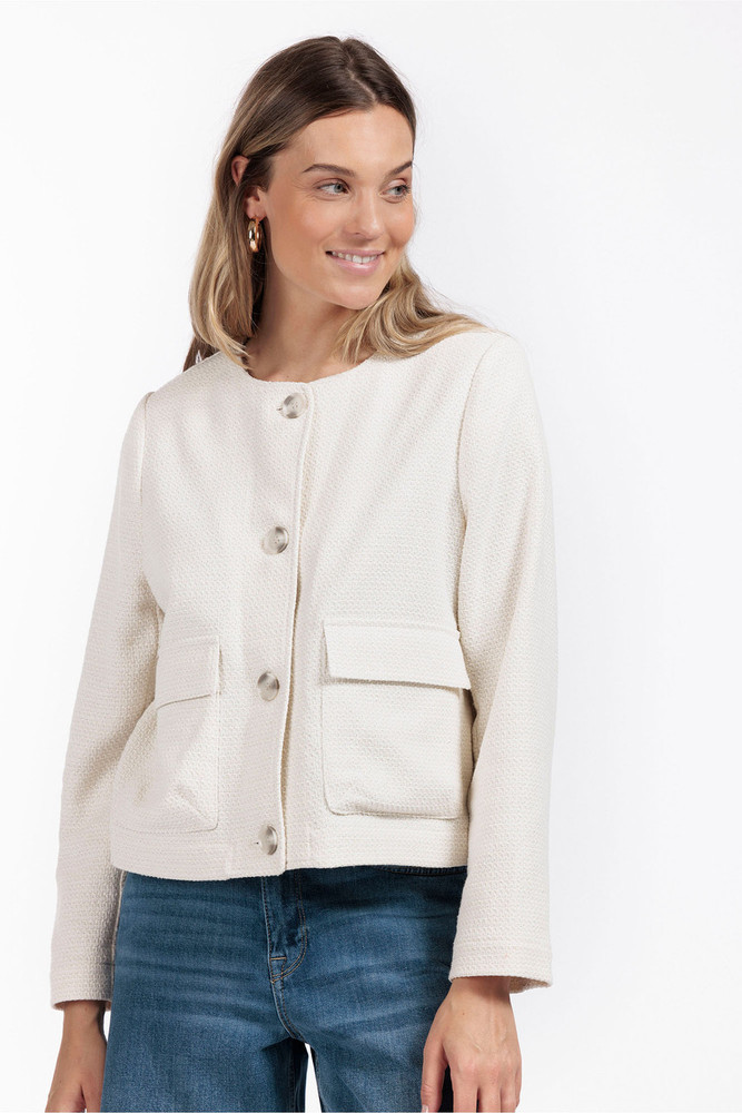 Berber tweed jacket Off White Berber tweed jacket Off White