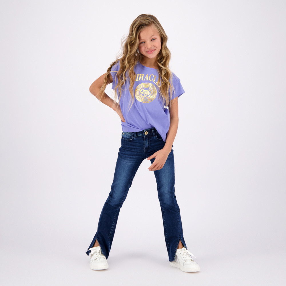 Haze Tee Goldprint Paars Haze Tee Goldprint Paars