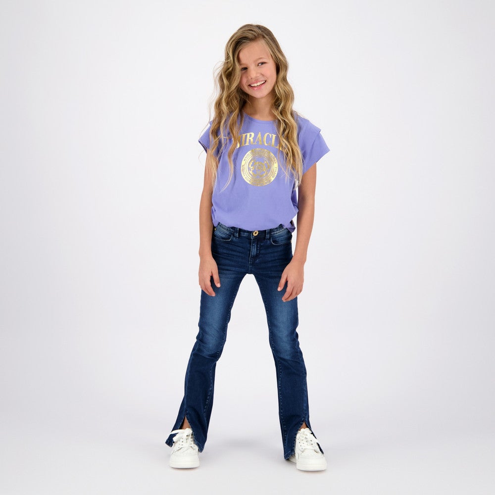 Haze Tee Goldprint Paars Haze Tee Goldprint Paars