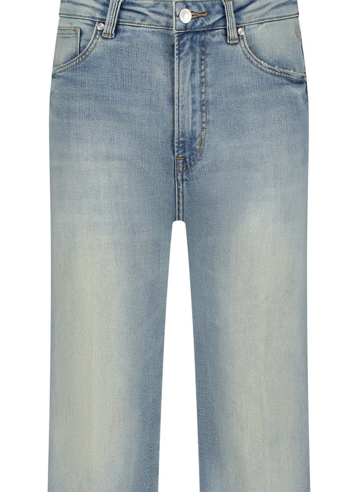 MARLOW DNM High Waist Jeans Blauw MARLOW DNM High Waist Jeans Blauw