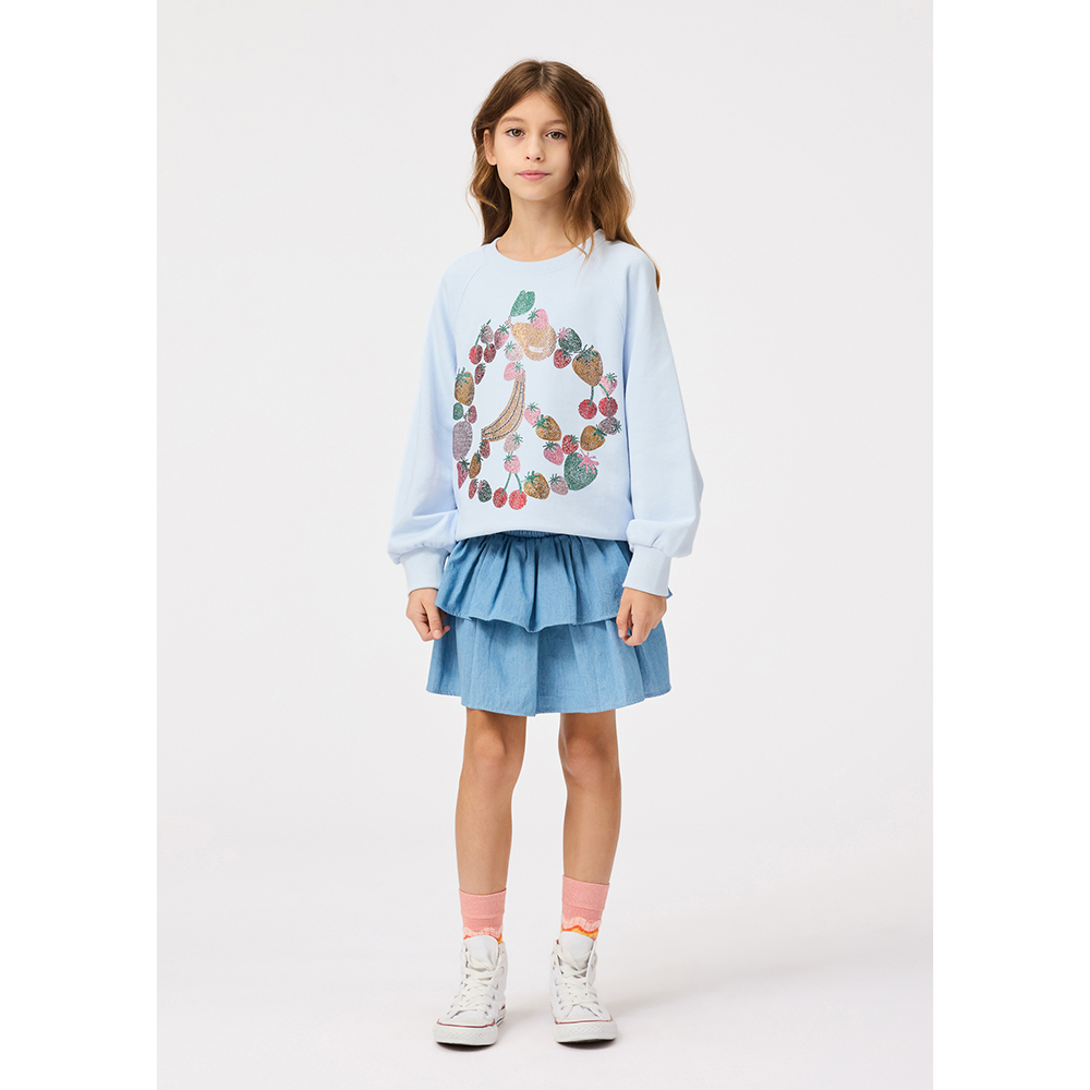 Bonita Smocked Skirt Blauw Bonita Smocked Skirt Blauw