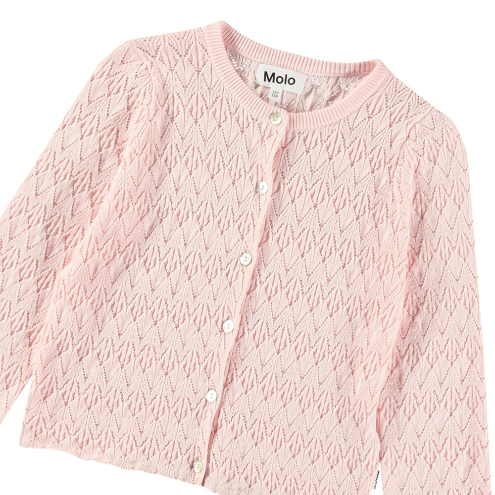 Gigi Ajour Cardigan Roze Gigi Ajour Cardigan Roze