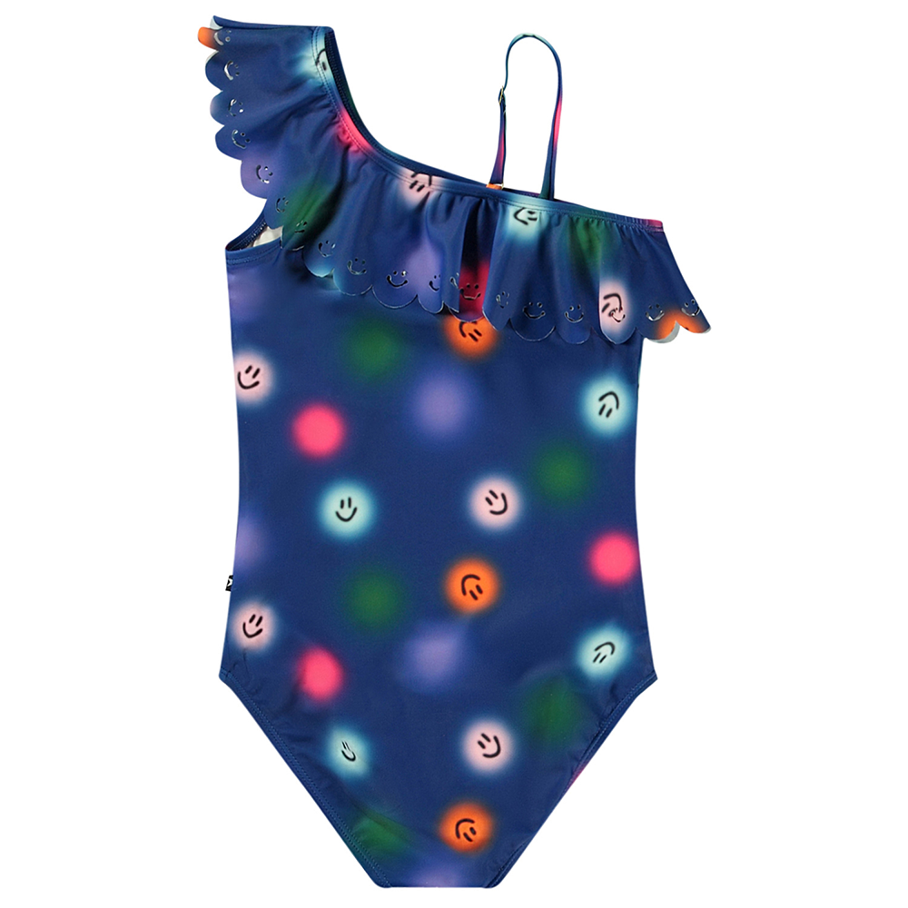 Net Smileys One Shoulder Donker Blauw Net Smileys One Shoulder Donker Blauw