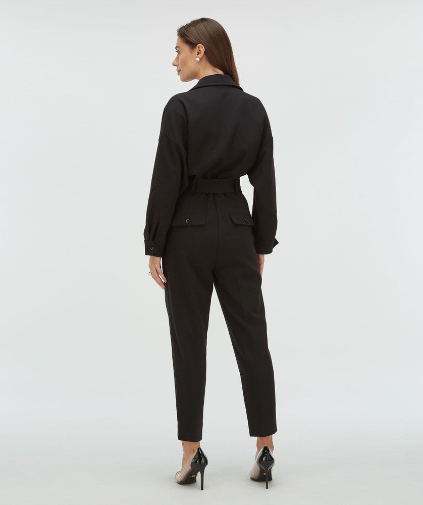 IVESSA regular-fit jumpsuit Zwart 1 IVESSA regular-fit jumpsuit Zwart 1