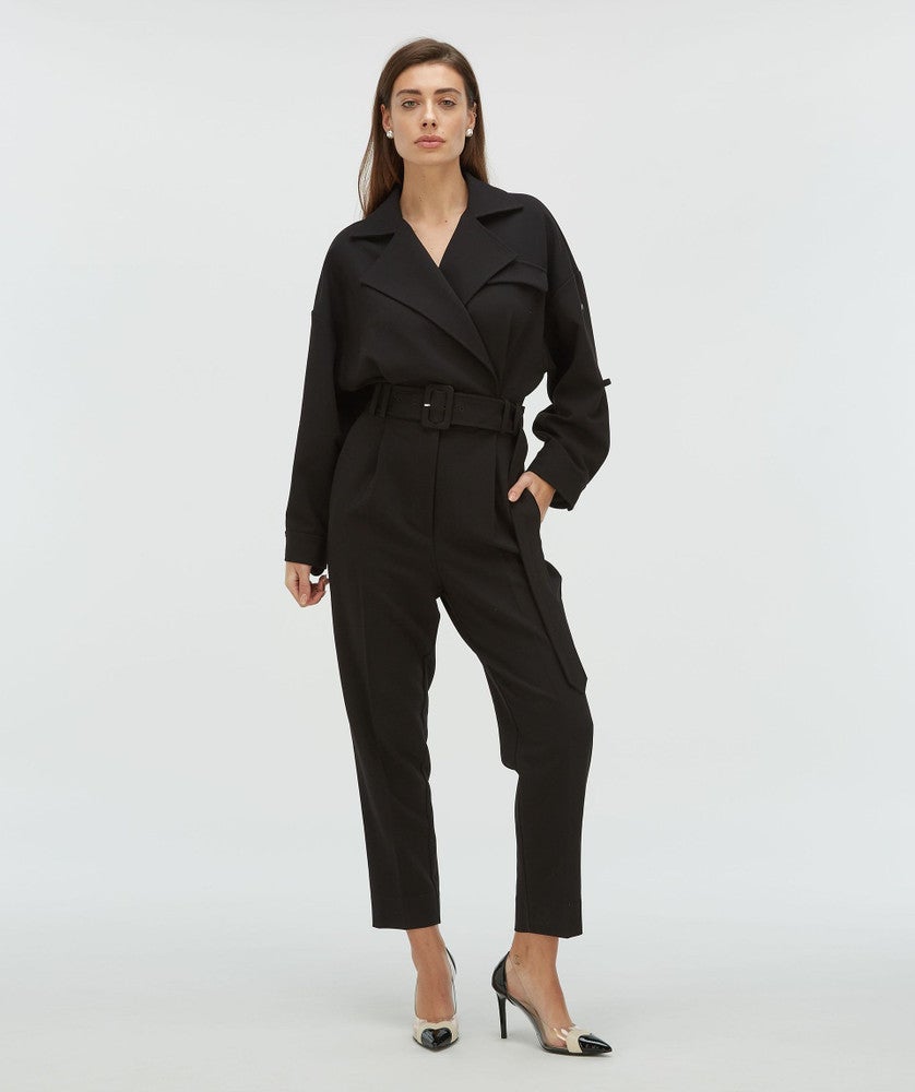 IVESSA regular-fit jumpsuit Zwart 1 IVESSA regular-fit jumpsuit Zwart 1