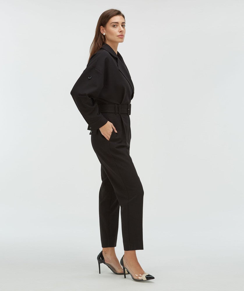 IVESSA regular-fit jumpsuit Zwart 1 IVESSA regular-fit jumpsuit Zwart 1