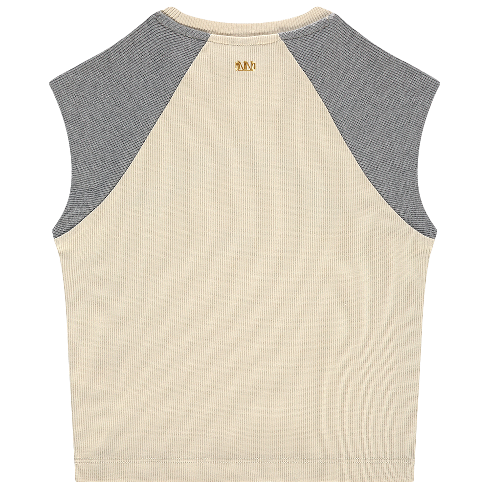 Officials Raglan Rib Top Beige Officials Raglan Rib Top Beige